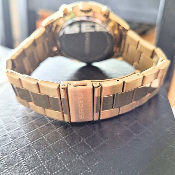 Breed Maverick BRD7502 Gold Chronograph Men's Watch - Picture 6 of 6